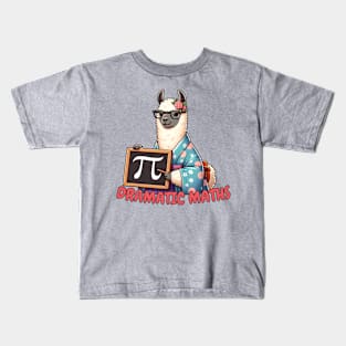 Pi day llama Kids T-Shirt